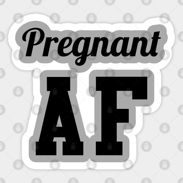 Pregnant AF Sticker by Venus Complete